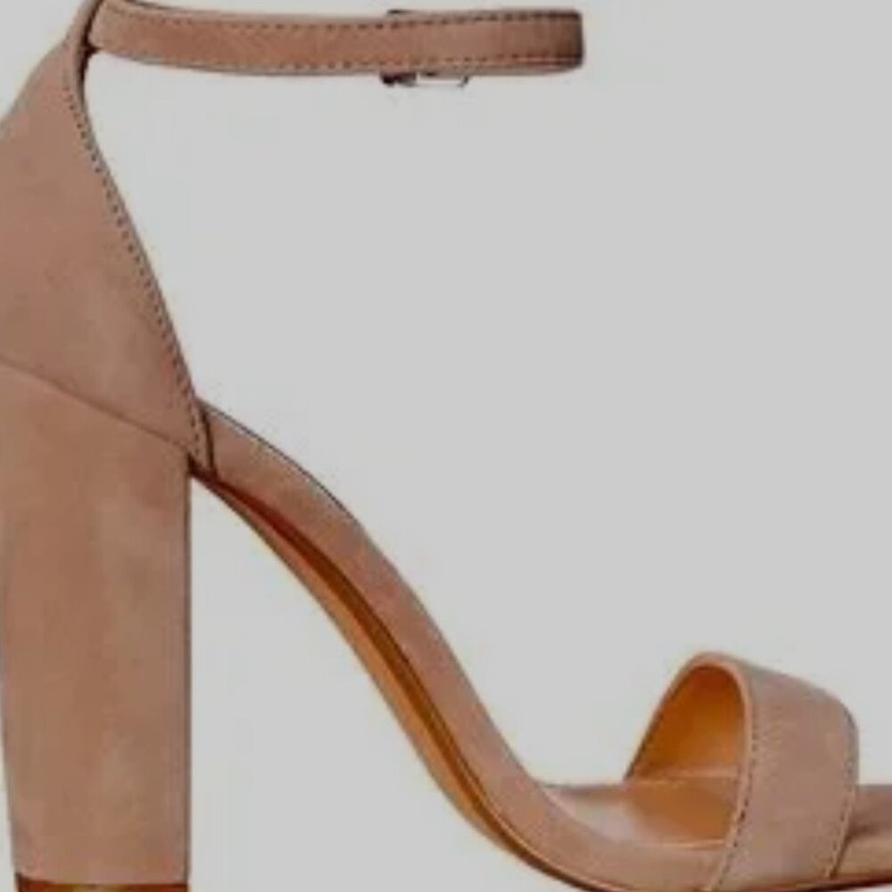 STEVE MADDEN Carrson Womens Dress Sandals In mouve beige color size 7.5